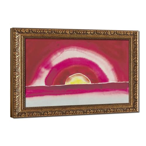 Toile Sunrise Georgia O'Keeffe 50x76 cm décoration murale haut de gamme