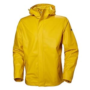 Helly-Hansen mens Moss Hooded Waterproof Windproof Raincoat Jacket