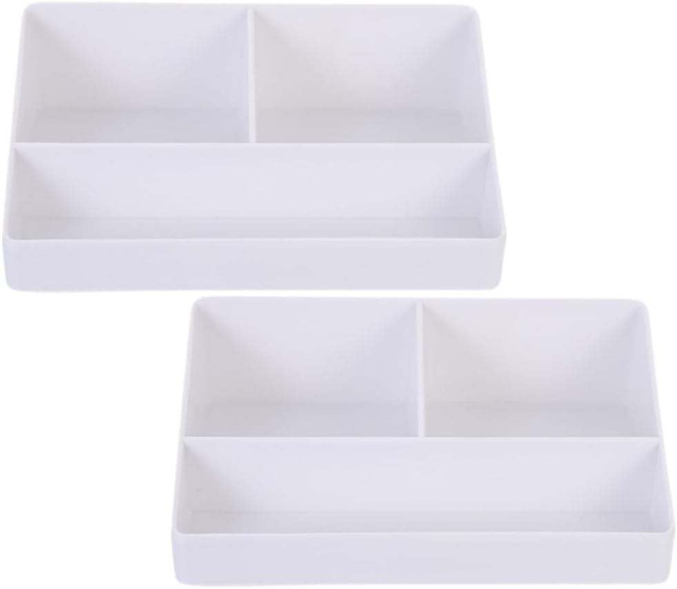 UPKOCH 2pcs Tea Bag Organizer Compartments Multifunctional Storage Box for Tea Bags Sugar Packets and Items for Home Cafes and Restaurants Design