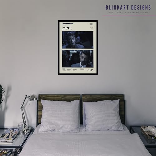 Image of BLINKART There Will Be Blood (2007) Movie Poster Frame 8x12 Inch | Premium 300 GSM Paper Wall Print | Vintage Film Artwork for Home, Bedroom, Living Room, Office | Framed Photo Decor
