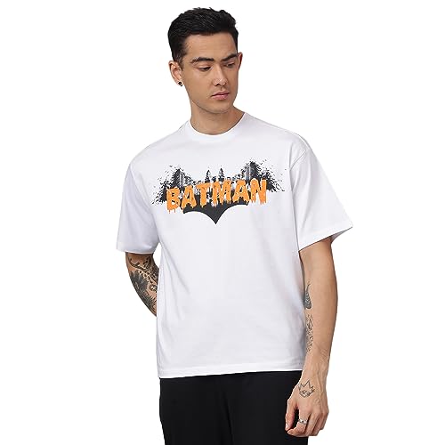 Image of Free Authority Minecraft Printed Loose Fit Grey Cotton Men's T-Shirt