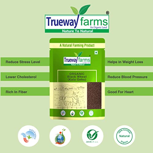 Image of Trueway farms Organic Black Wheat (Kala Gehu) 15 kg