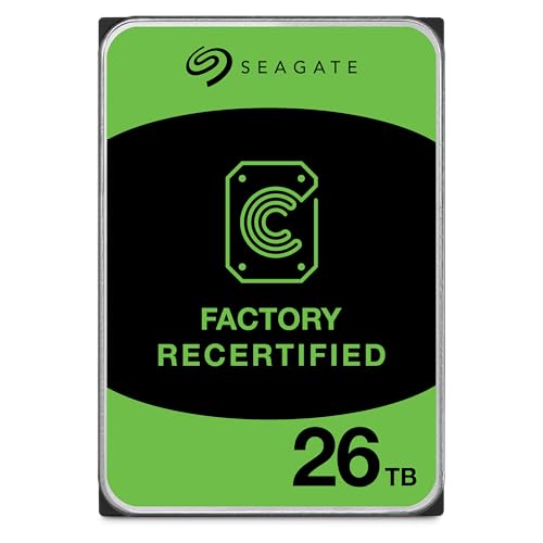 【整備済み品】 Seagate Exos X 26TB 内蔵ハードドライブ HDD 3.5インチ CMR SATA...