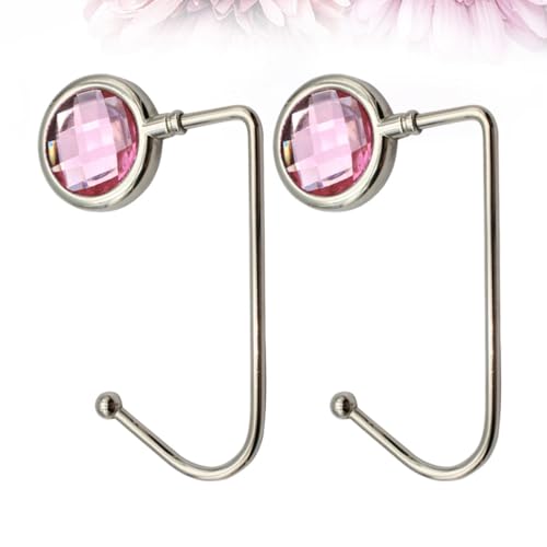 PartyKindom 2 Pçs Bolsa Gancho Bolsa Cabide Para Mesa Elegante Longo Bolsa Titular Para Meninas Femi