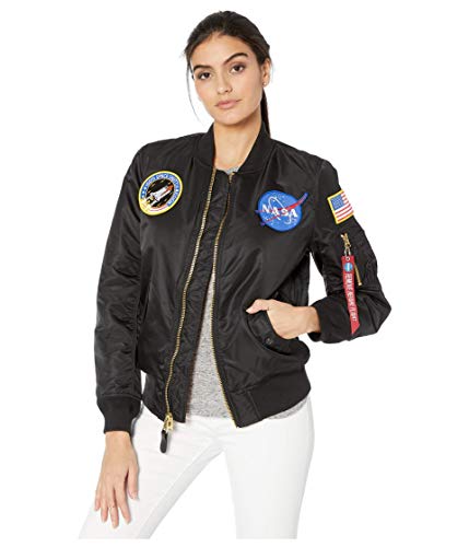 Alpha Industries MA-1 NASA Flight Jacket Black MD