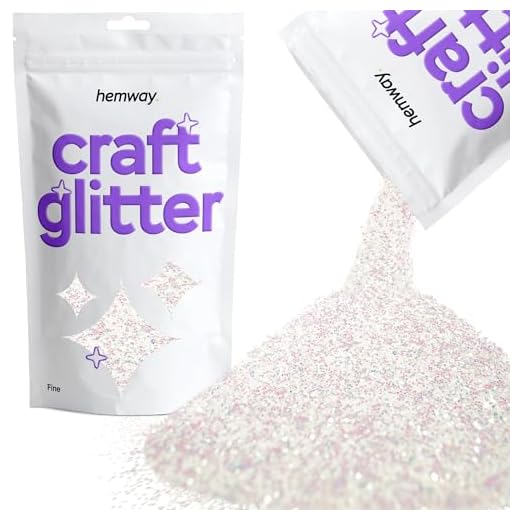 Hemway Craft Glitter FINE 1/64 Zoll, 3,5 oz 0,015 Zoll, 0,4 mm (Perlmutt)
