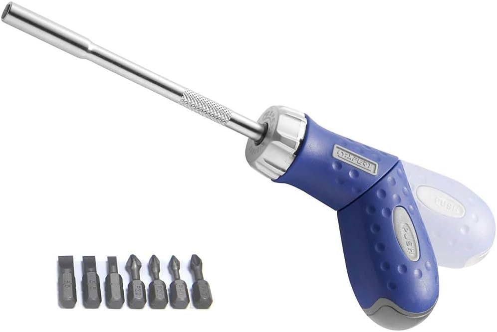 Britool E160802B Screwdriver with Ratcheting Angled Handle