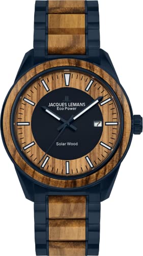 Montre-bracelet hommes Jacques Lemans Eco Power 1-2116M anti-panne pile