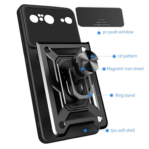 Carcasa de aluminio Google Pixel 8 protección premium color oro de alta resistencia 8