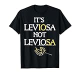 Harry Potter It's LevIOsa Not LevioSA Magic Feather Logo T-Shirt