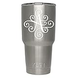 ViaVinyl Monogram die cut decal/sticker. CLICK FOR COLOR/LETTER OPTIONS. AVAILABLE IN FOUR COLORS...