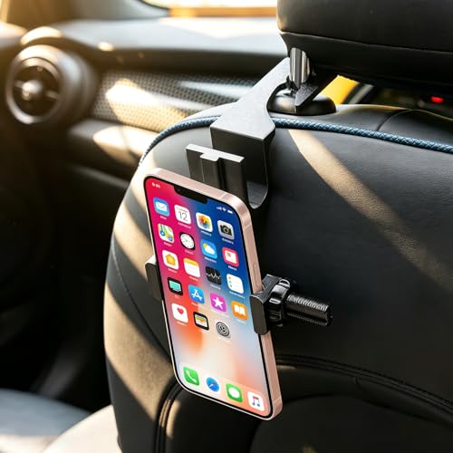 Portavasos y soporte para celular 2 en 1 para reposacabezas miniatura 7