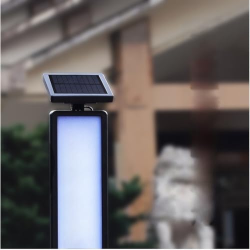 Lámpara LED solar con número de casa exterior y letras A-F 7