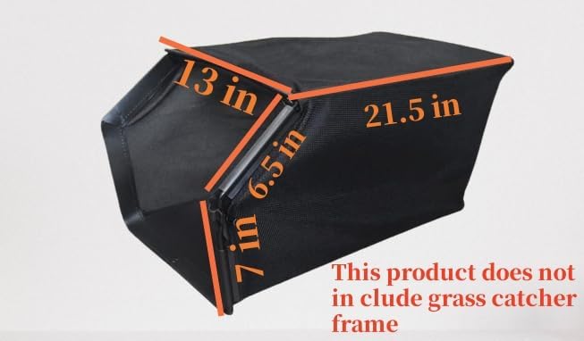 Miniatura 2 de 964-04154A se adapta a la bolsa de recogedor de césped de 21 pulgadas compatible con MTDCraftsman Walk Behind Mower 964-04154 (no incluye marco de