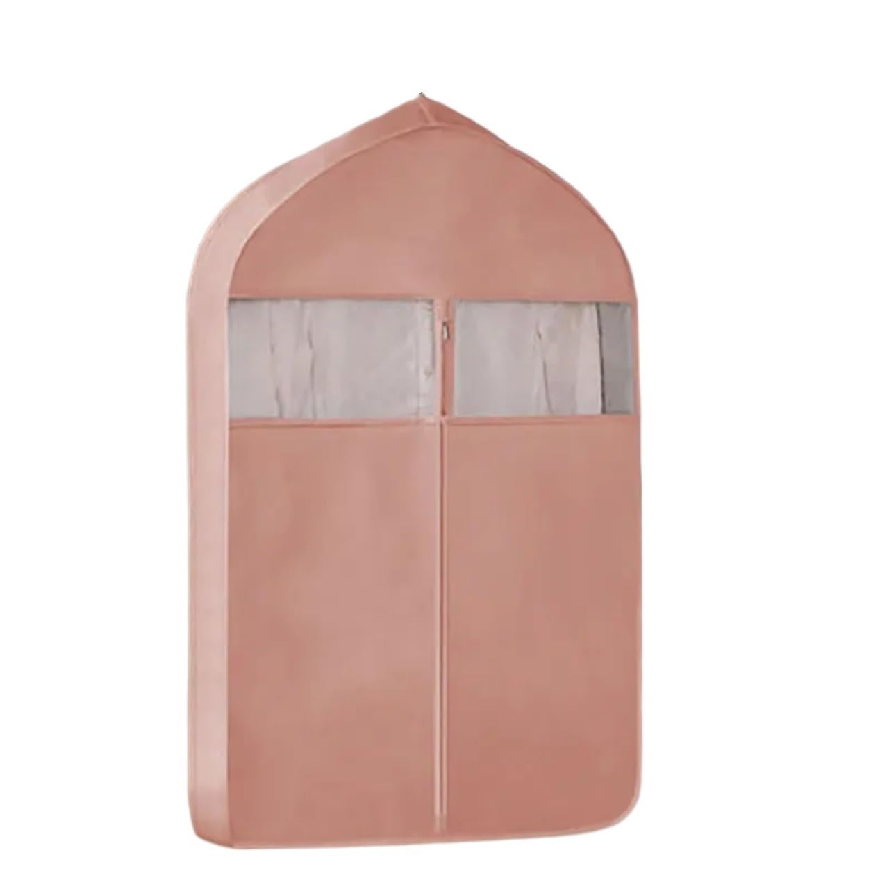 6 uds cubierta de ropa vestido colgante organizador Protector armario traje abrigo bolsa suministros Para Ropa(Pink,S)