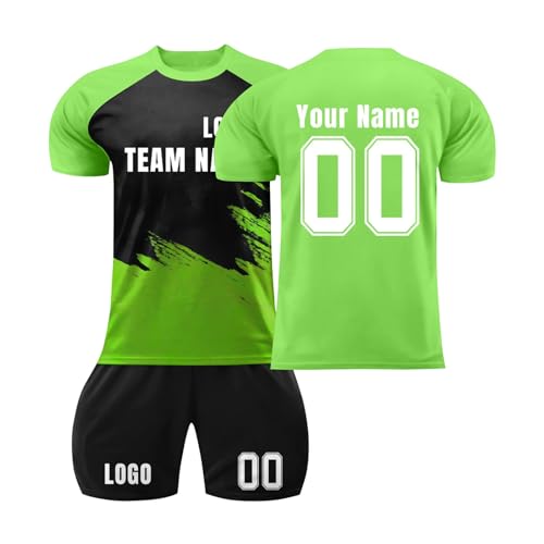 Camisetas de fútbol 24/25 para casa/visitante, kits de fútbol para niños y adultos, fútbol personalizado con logotipo de número de nombre, conjunto de camisetas de fútbol para hombres, mujeres, niños