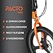 PACTO Two Klapprad 20 Zoll mit Schnelles Faltsystem (10 Sek), Aluminiumrahmen, Leichtgewicht (13KG...