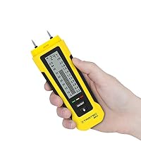 TROTEC Feuchtigkeitsmessgerät BM22 – Für Wand, Holz, Estrich – Messbereich 6-44%, Abschaltautomatik, LED Feuchte-Indikator, LED-Taschenlampe – Ansicht 6