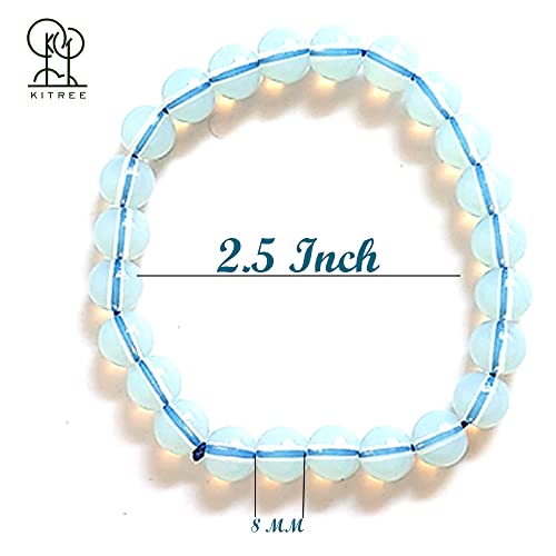 Image of HEALING AND SEMI-PRECIOUS CRYSTAL STONE BRACELET 8 MM ROUND FOR FENSHUI