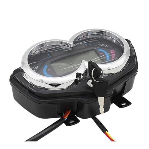 Universal Tachometer Motorcycle Tachometer Meter Screen Motorcycle Tricycle Screen Tachometer Dashboard Display Accessories,Black