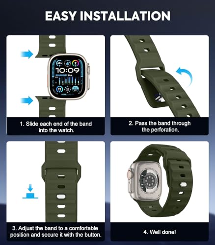 MoKo Ocean Band Compatible with Apple Watch 42/44/45/46/49mm - image 6