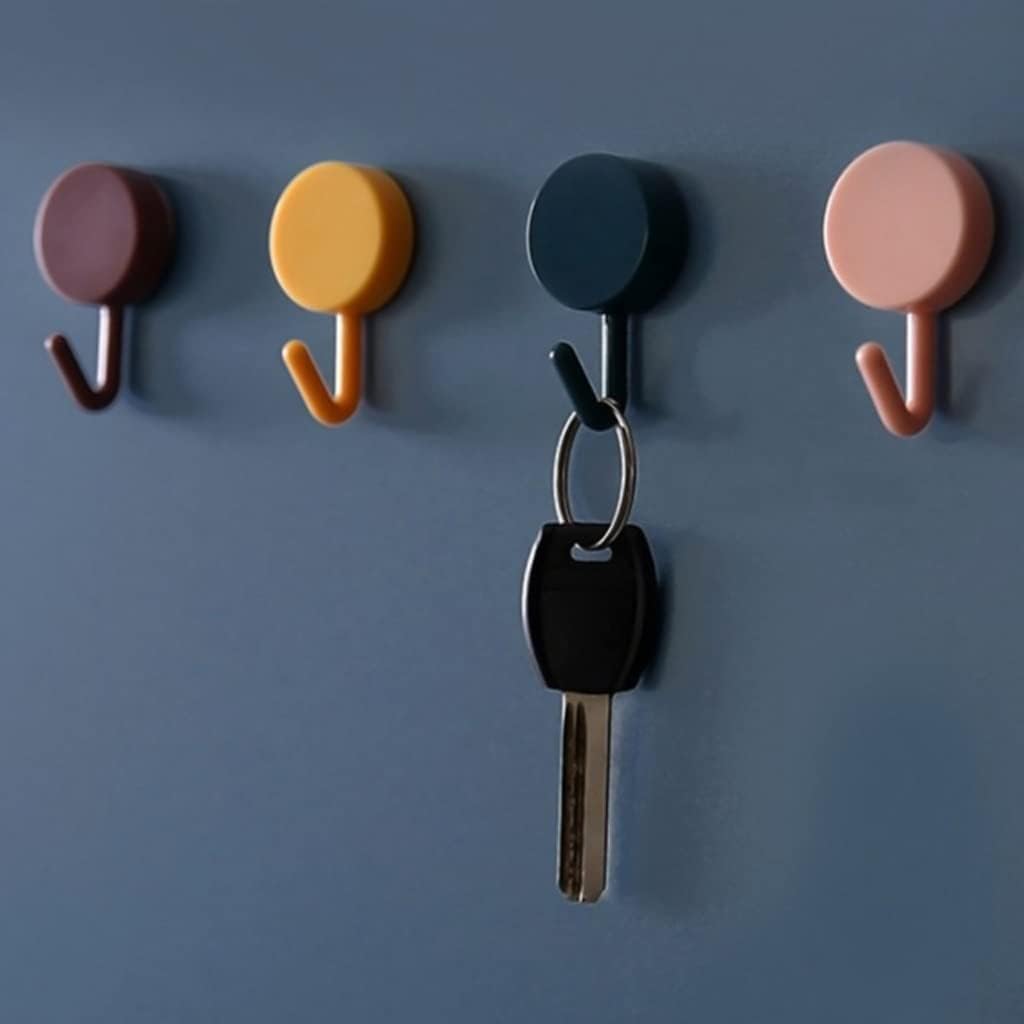 20pcs/Set of Cute and Creative Sticker Hooks, Perforation-Free Wall Stickers Seamless Hook Key Position Classification