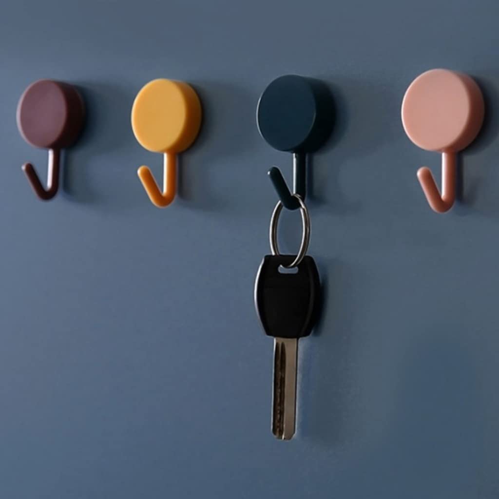 Crochets d'autocollants créatifs pour organiser l'entrée et trier les clés de la maison