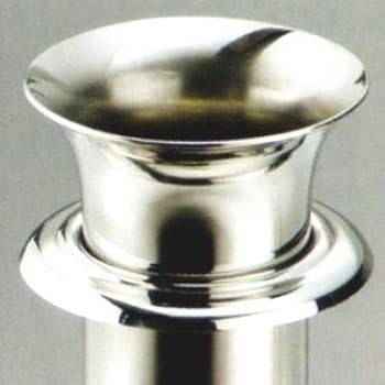 Amazon | お墓用花立 ステンレス製 中入れ式 ツバ付 筒径：74mm