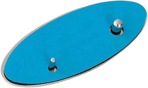 Miniatura 4 de 1994-1995 Mustang GT 5.0L 4 piezas Emblemas parrilla delantera caballo corriendo, guardabarros y emblemas azules ovalados del tronco