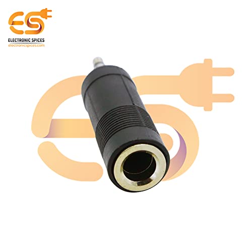 Image of Electronic Spices Mono 3.5mm male to 6.35mm female audio connectors pack of 20pcs
