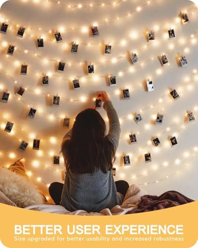 52 Stück Mini Holzklammern,3CM Wäscheklammern Holz,mit 10M Jute Twine,Natur Holzklammern Klein,Deko Wäscheklammern, Natürliche Zierklammern-für Fotos, Fotowand, Postkarten, Briefen(3×0.7cm)