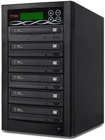 BestDuplicator 5 Target Standalone 24X CD/DVD Duplicator SATA DVDRW + Built-In 400GB HDD Storage