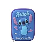 DAC - Estojo 3D com 1 Zíper - Stitch
