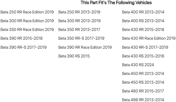 Acerbis X-Grip Frame Guards Red/Black For Beta 430 RR 2015-2018