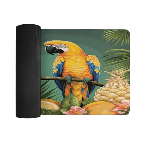 Summer Parrot Pineapple Bird Desk Pad Large 30x60 cm miniatura 3