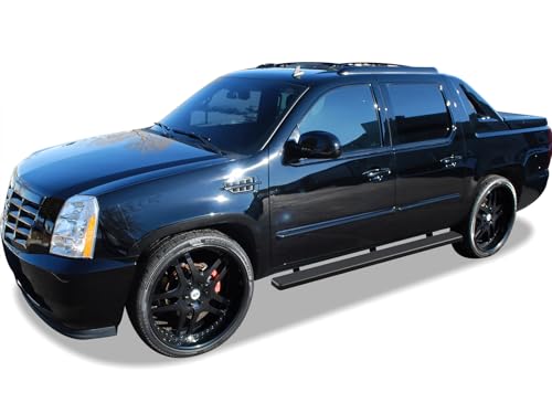 Estribos Tuxtreme 5 pulgadas Negro Mate para Cadillac Escalade EXT miniatura 6