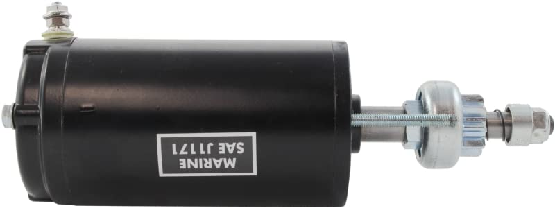 New Starter Fits Chrysler Force Mariner Mercury Marine U.S. Marine Outboards 70HP 75HP 80HP 85HP 90HP 100HP 105HP 115HP 120HP 125HP 130HP 140HP 150HP 48-0955 MOT4002 18-5613 18-5644 48-995561-6955 4412040