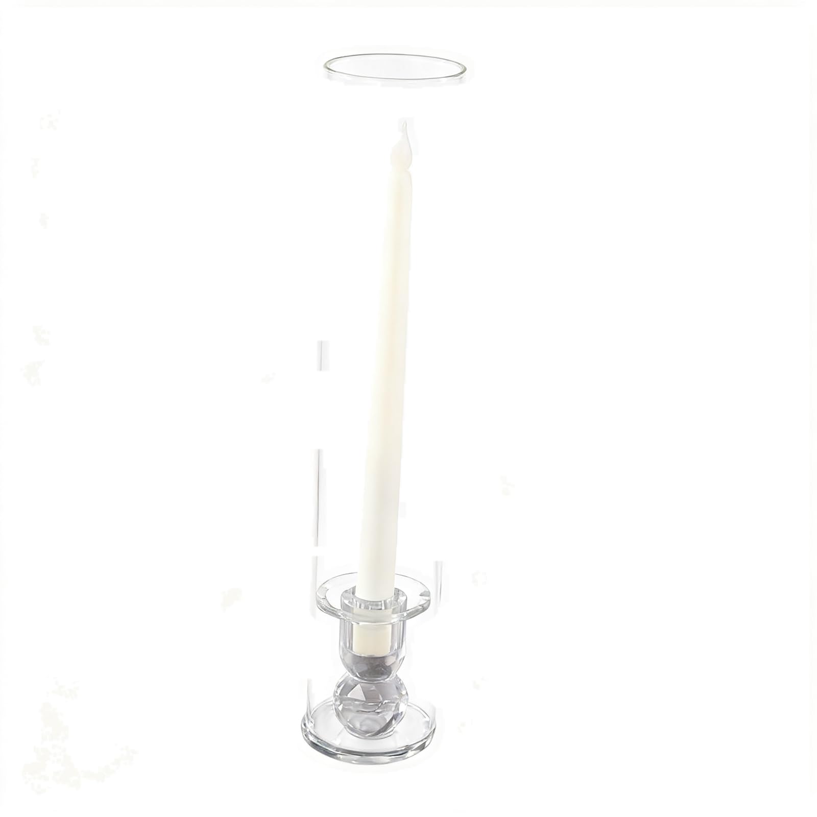 ALCXAZS Glass Candle Holders Any Setting Bringing Pure Elegance And Sturdiness Candle Arrangements Candlesticks Holder To Brings