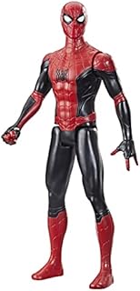 Marvel Spider-Man Titan Hero Series 30-Cm New Black And Red Suit Spider-Man Action Figure Toy, Inspired By Spider-Man Movie, For Kids Ages 4 and Up