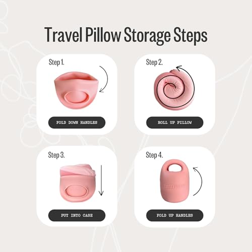 Image of GDEOUP MiniSPY Memory Foam Travel Neck Pillow for Travelling | 360 Neck Support Pillow for Flight, Car & Train | Adjustable Neck Pillow for Comfortable Sleep & Pain Relief