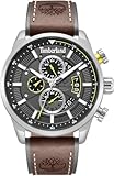 Timberland - Reloj Calahan - Cuarzo movimiento del reloj - Ancho de la caja: 53 mm - Acero inoxidable - 5 ATM, plateado, one size