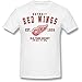 Men's Detroit Red Wings Old Time Hockey Team Logo T-Shirt