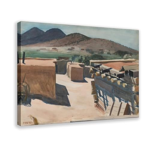 Affiche Toile Edward Hopper avec Cadre Suspendu : Fini les Murs Vides et Tristes