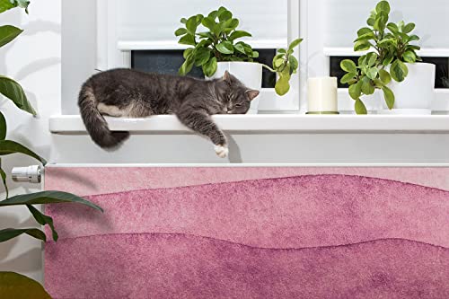 Cache radiateur moche solution tapis magnétique 110x60 cm couleurs nuances