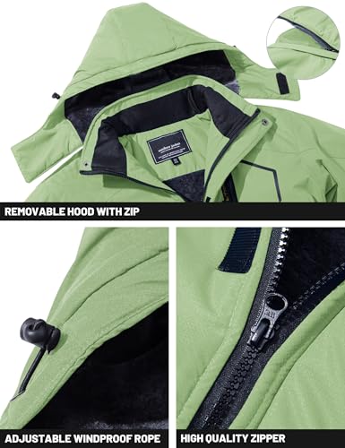 Image of TACVASEN Men's Winter Skiing Jackets Waterproof Thermal Snowboard Coats