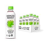 Harmless Harvest Organic Coconut Water, Hydrate With Natural Electrolytes, Fair for Life Certified, 12 Fl Oz (Pack of 12)