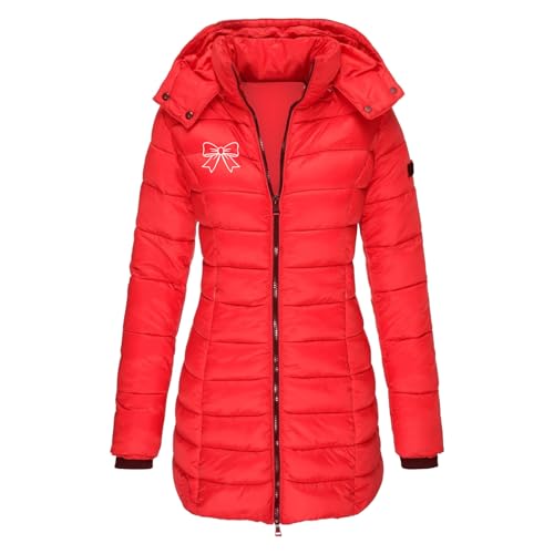 Doudoune longue pour femme NZYIHAO à capuche veste d'hiver matelassée ample