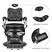Winado Heavy Duty Vintage Recline Barber Chair Hydraulic with Headrest, Supports up to 700lbs & 360° Rotatable, Professional Salon Beauty Spa Shampoo Equipment (Square Backrest)
