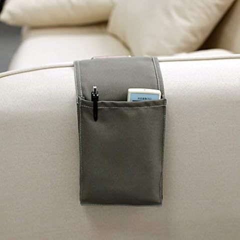 QINGTIAN Sofa Armrest Organizer Armchair Remote Control Holder Sofa Caddy Organiser Armchair Organiser Armrest Organiser Sofa Remote Control Holder Hanging Storage Organizer Holder For Home Cover