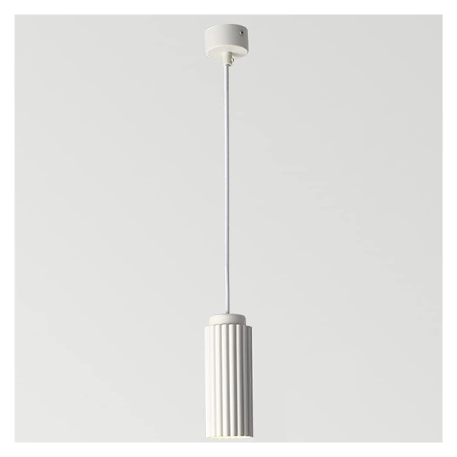 KHUKHU Macaron Metal Pendant Island Light Aluminum Chandelier Light Adjustable Length, Suspension Luminaire Ceiling Light Fixture for Living Room Dining Room Kitchen GU10(B)